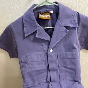 Big Bud Press Short Sleeve Jumpsuit in Faded Grape